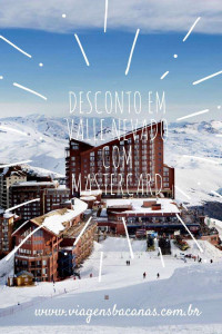 Valle Nevado com Mastercard