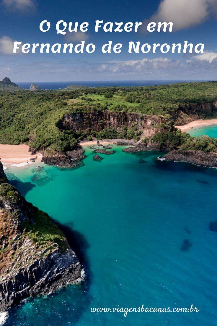 Praia em Fernando de Noronha