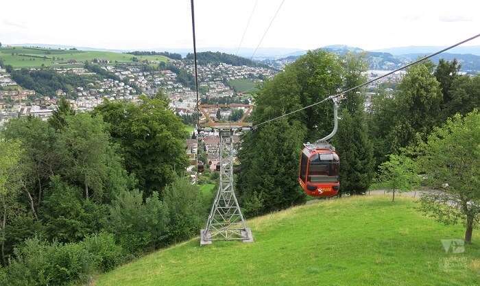 Gôndola no Monte Pilatus