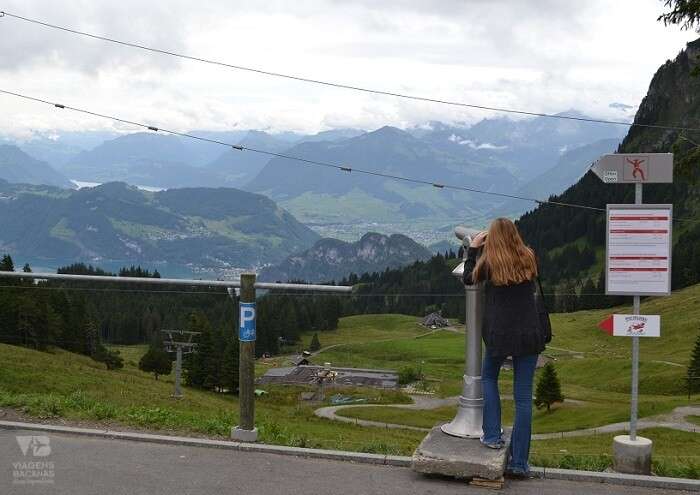 Vista de Lucerna do Monte Pilatus