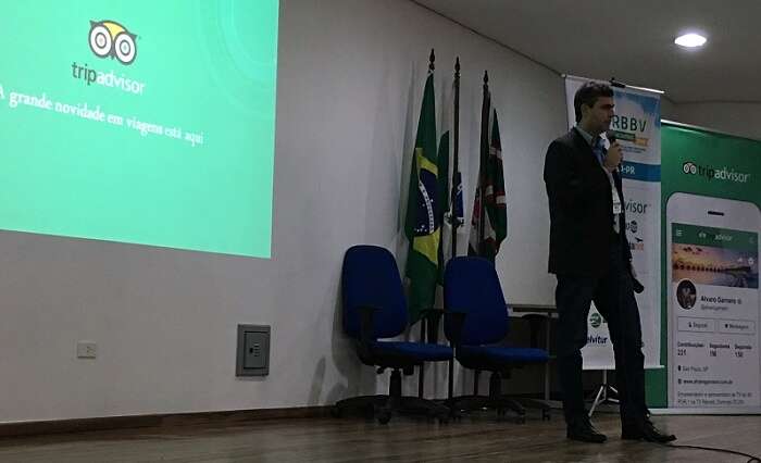 Palestra do TripAdvisor no ERBBV em Curitiba