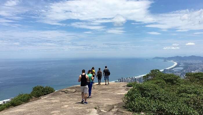 Vista do alto da Trilha da Pedra Bonita