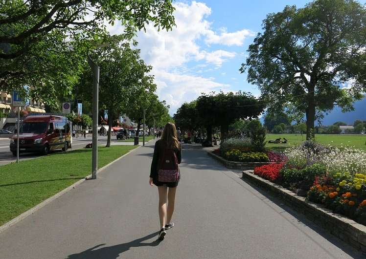 Avenida Höhewegg em Interlaken - Viagens Bacanas