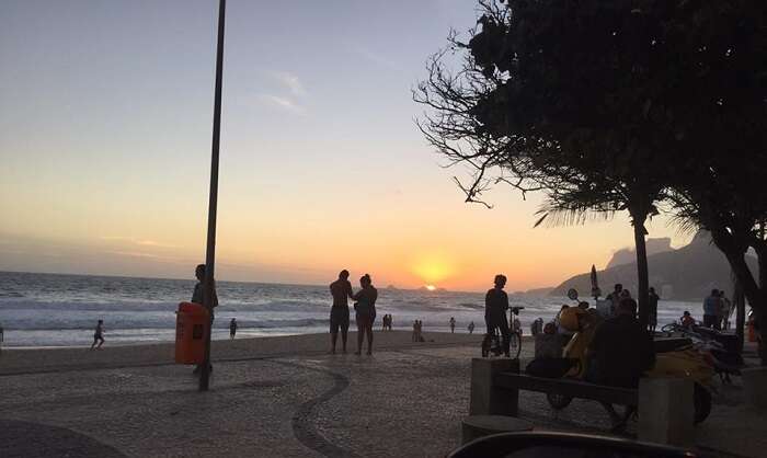 Praia do Arpoador no Rio de Janeiro