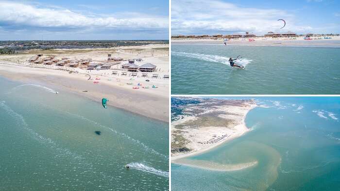 Kitesurf em Fortim no Ceará