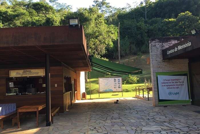 Sede  e recepção do Parque Arqueológico e Ambiental de São João Marcos