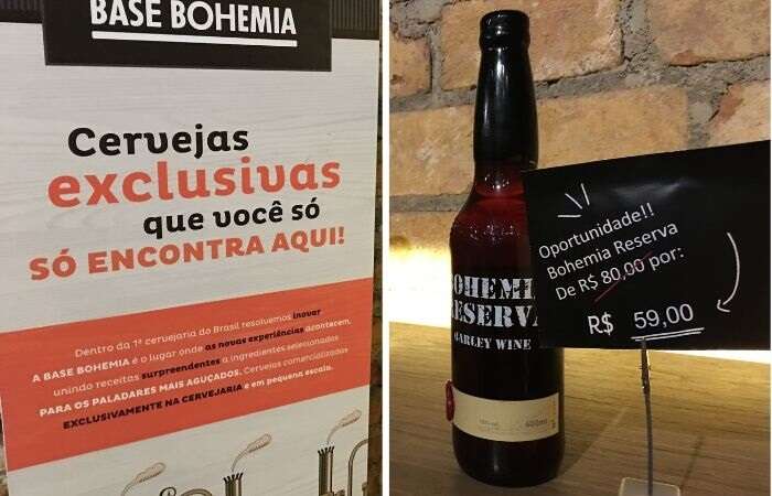 Cervejas exclusivas 