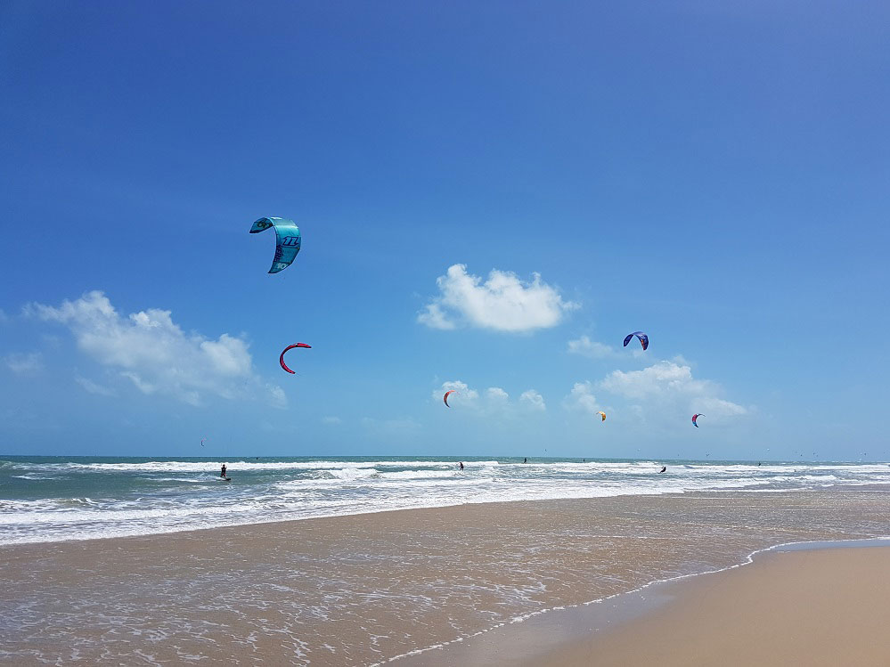 Kitesurf em Guajirú - Trairi - foto divulgação 