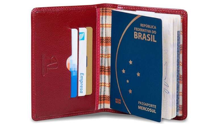 Capa para passaporte - Viagens Bacanas