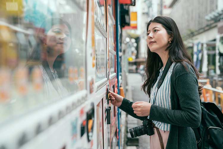 Vending machines no Japão - Viagens Bacanas 