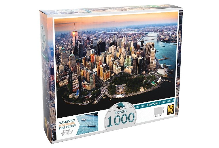 Jogo Quebra-Cabeça New York 1000 Peças - Grow - Viagens Bacanas