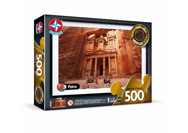 Jogo Quebra-cabeça Petra 500 Peças Estrela - Viagens Bacanas 