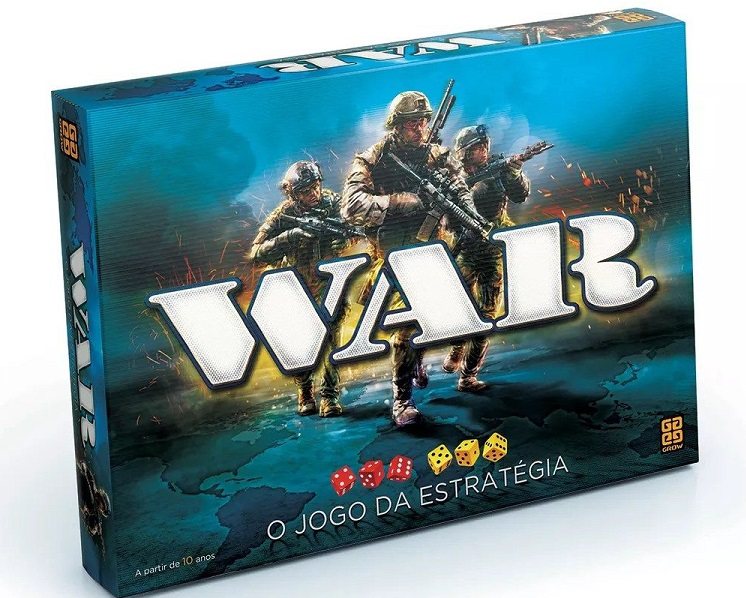 Jogo de Tabuleiro WAR - Viagens Bacanas