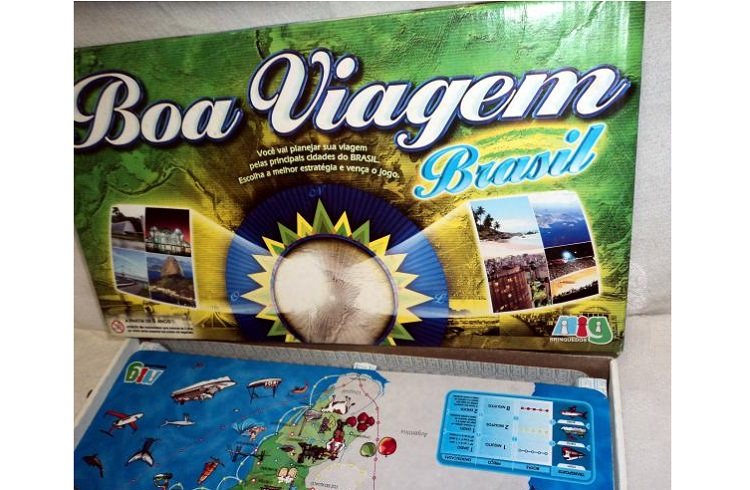 Jogo Tabuleiro Boa Viagem Brasil - Viagens Bacanas