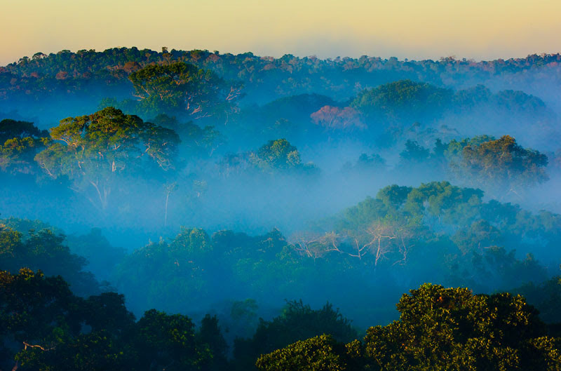 Vapor dágua no Cristalino Lodge 