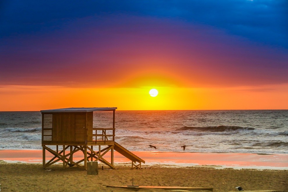 Pôr do sol em Punta del Este - Viagens Bacanas