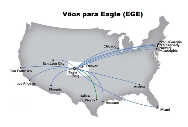 Vôos para Eagle EGE