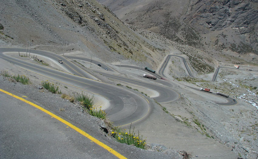 Estrada de Los Caracoles - Chile - Viagens Bacanas