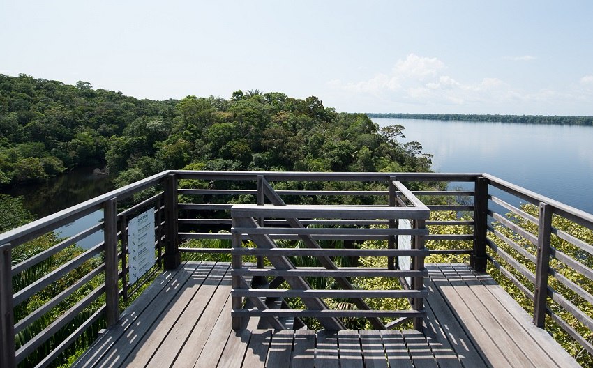 Mirante de observação do Anavilhanas Jungle Lodge