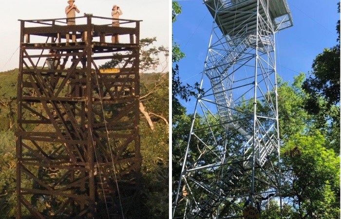 Torres de observação do Araras Eco Lodge 