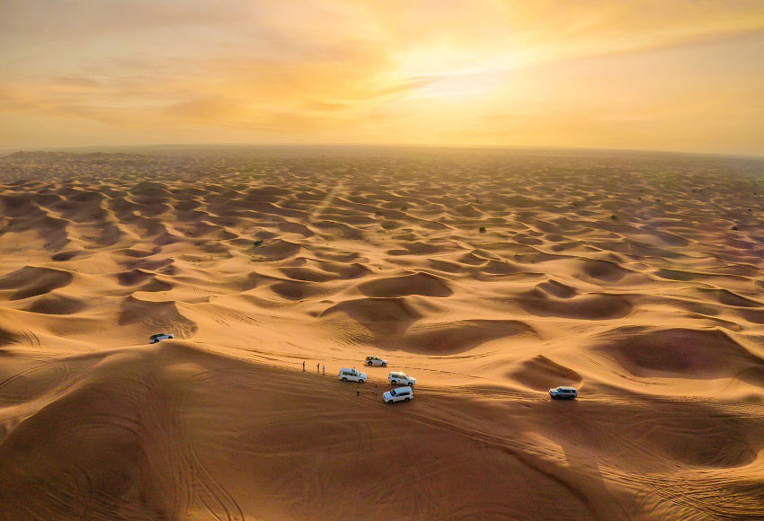 Deserto de Dubai - Turismo de Dubai