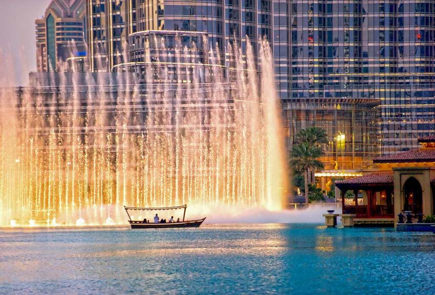 Dubai Fountain - foto Turismo de Dubai