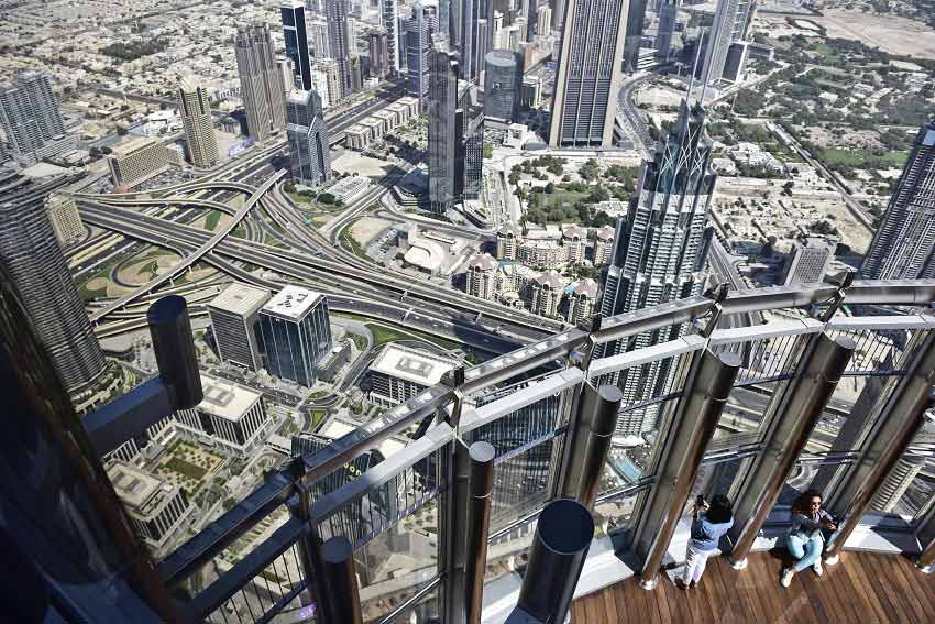 Topo do Burj Khalifa - foto Turismo Dubai
