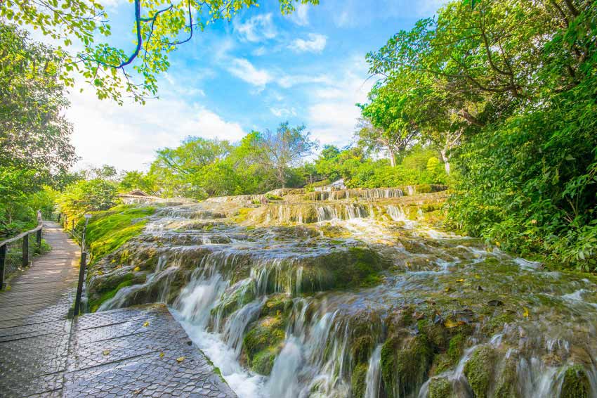 Cachoeira na Nascente Azul - Bonito - foto divulgação