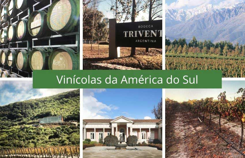 Vinícolas na América do Sul