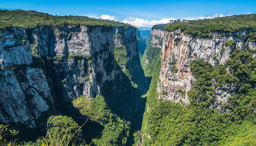 Cânion na Serra Gaúcha - foto divulgação Turistur