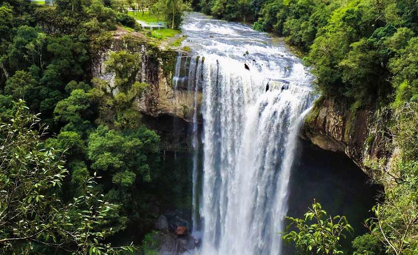 Salto Ventoso na Serra Gaúcha - foto divulgação Turistur