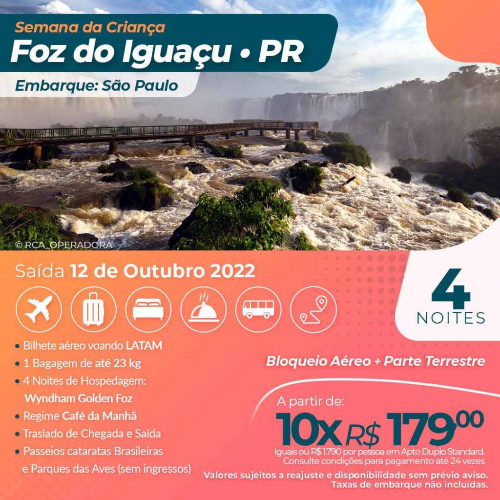 Foz do Iguacu feriado NSAparecida 12 outubro