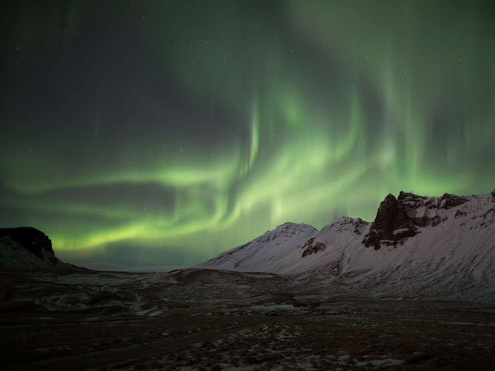 Aurora Boreal na Islândia - foto Marco Brotto