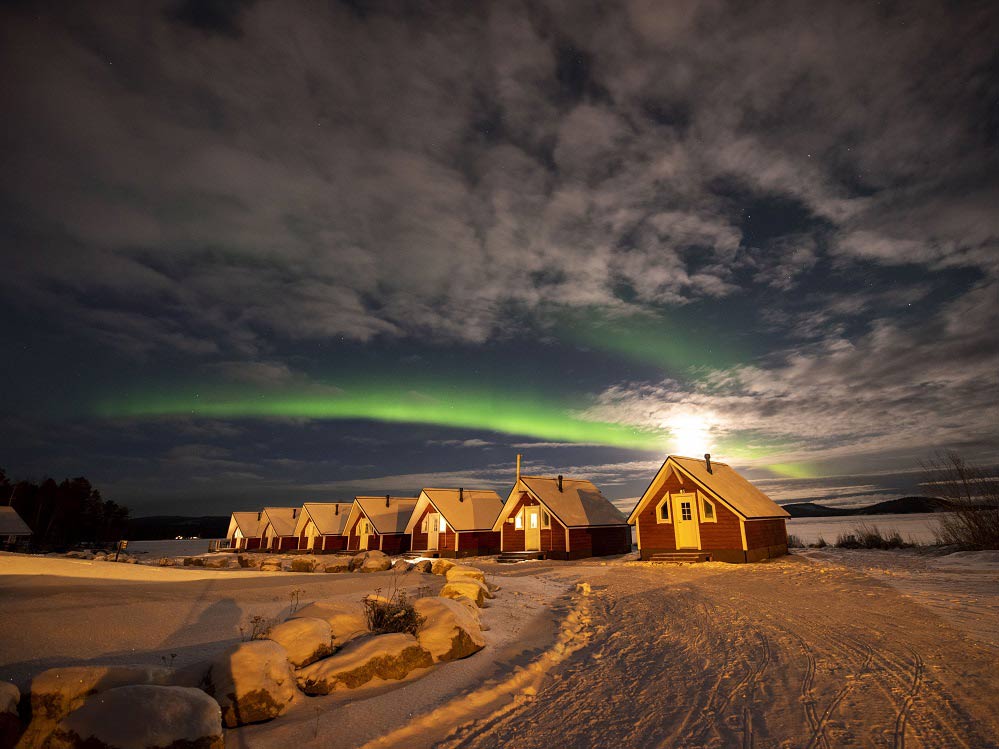 Aurora Boreal na Finlândia - foto Marco Brotto