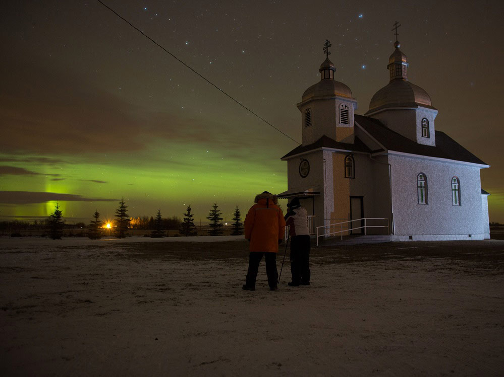 Aurora Boreal no Canadá - foto Marco Brotto