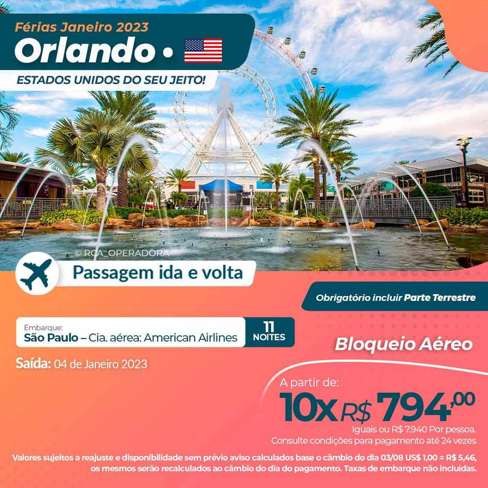 Pacotes para Orlando - RCA