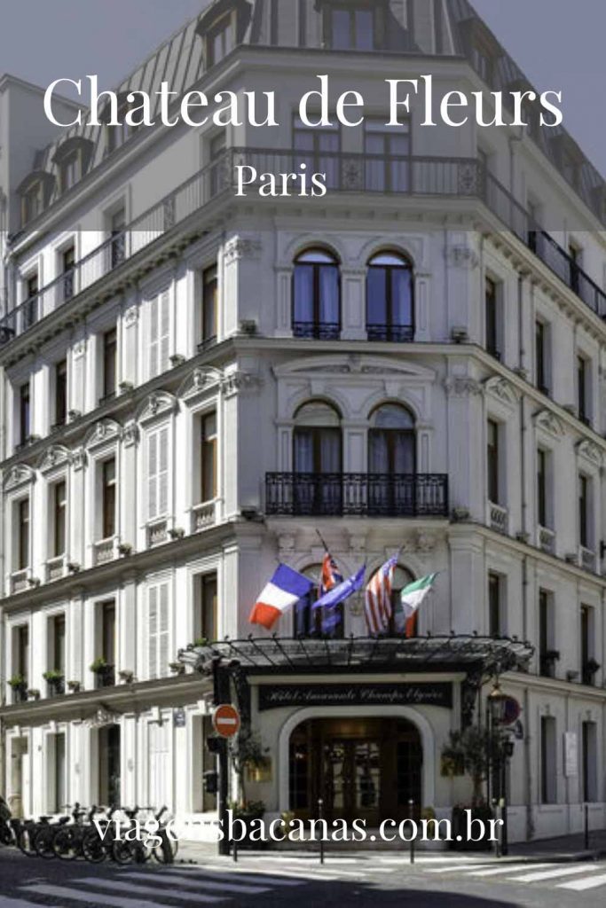Quarto do hotel Chateau de Fleurs Paris - foto Booking.com
