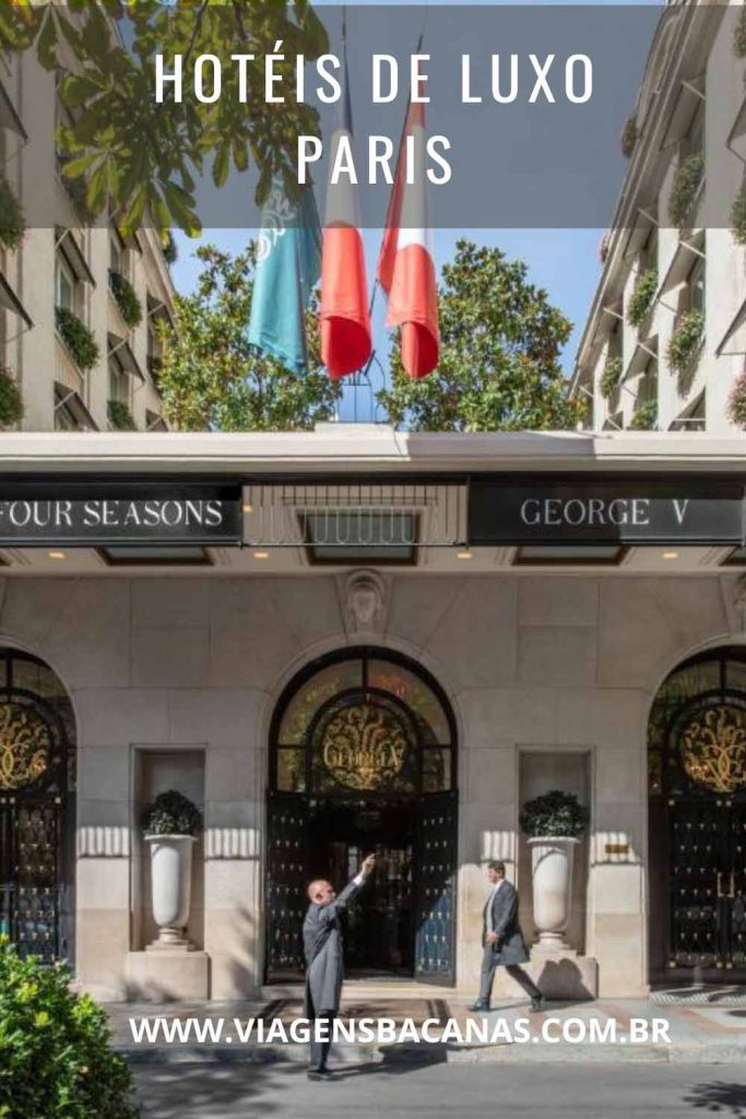 Hotéis de Luxo em Paris - foto Booking.com - Pin
