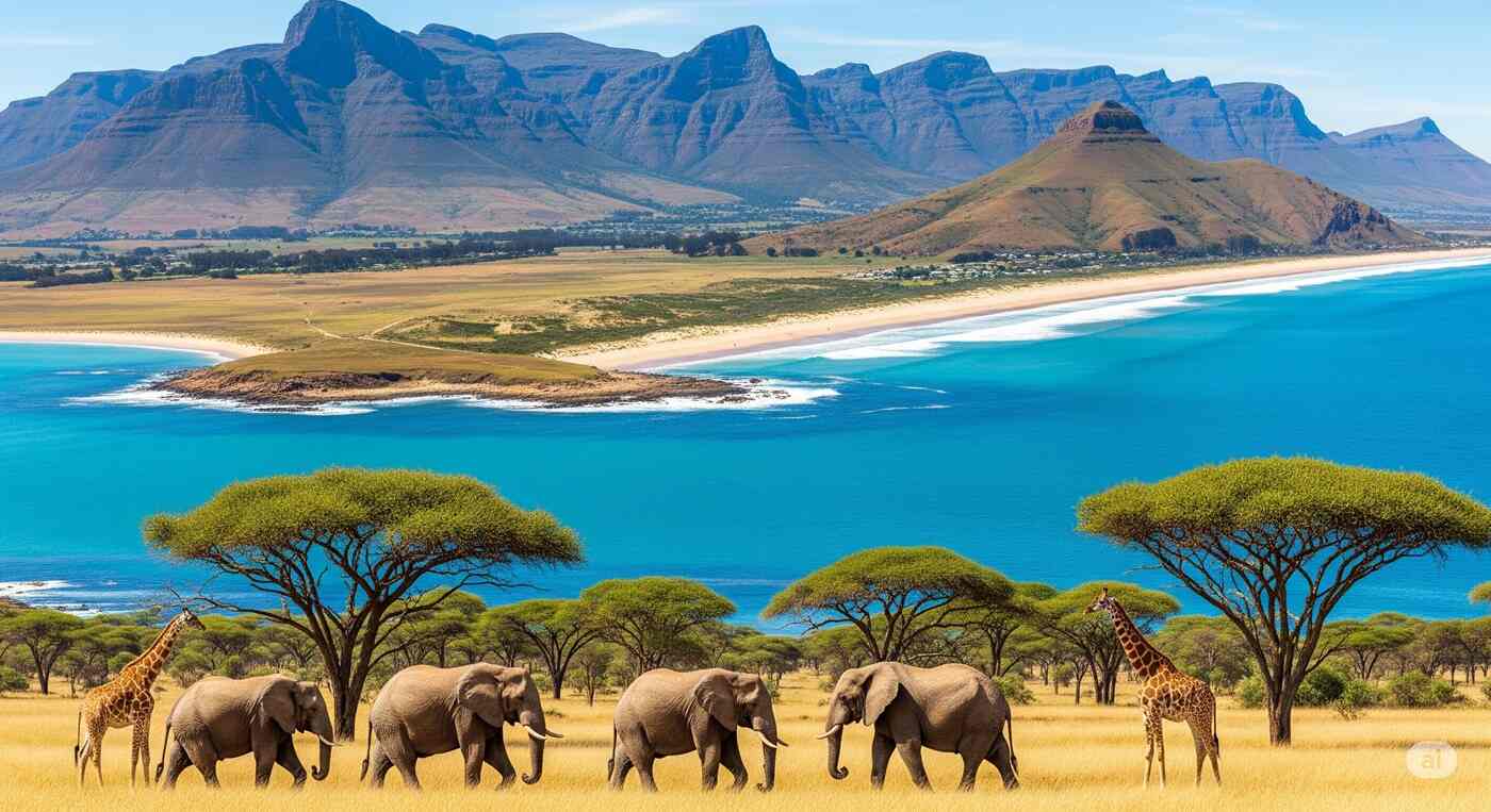 As belezas naturais da África do Sul: Um Destino Incomparável