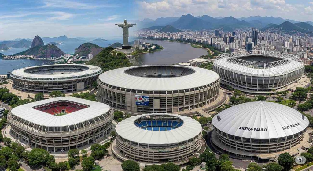 Estádios de futebol no Brasil