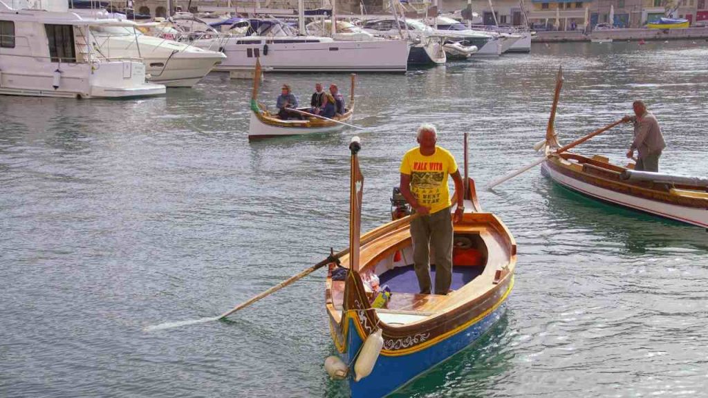 barco típico de Malta 