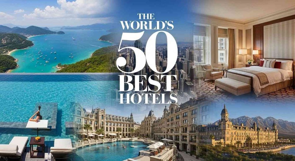 Melhores Hotéis da The World's 50 Best Hotels - imagem IA