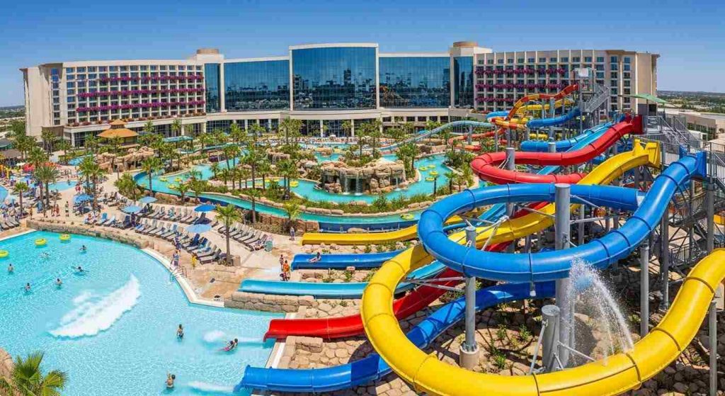 hotéis com parque aquático no Brasil - imagem IA