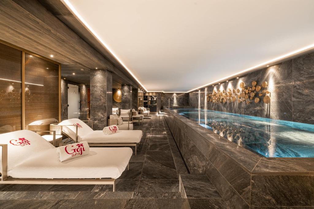 Hotel Le K2 Chogori Val d'Isère: Spa e exclusividade nos Alpes 2 Spa do Hotel Le K2 Chogori Val d'Isère