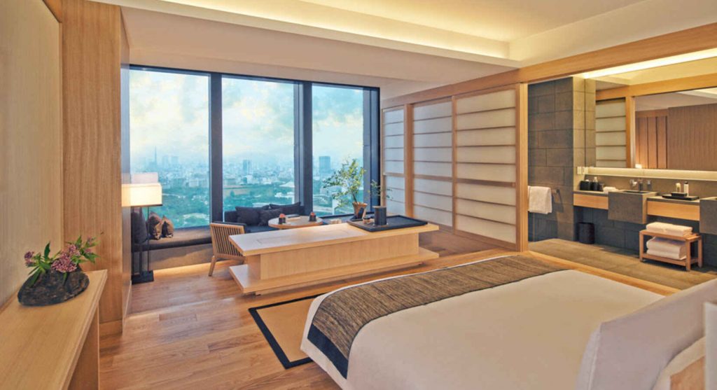 Hotéis no Japão Cerejeiras 2026: as 3 melhores opções de Hotel 4 Hotel Aman Tokyo - Tóquio - foto divulgação