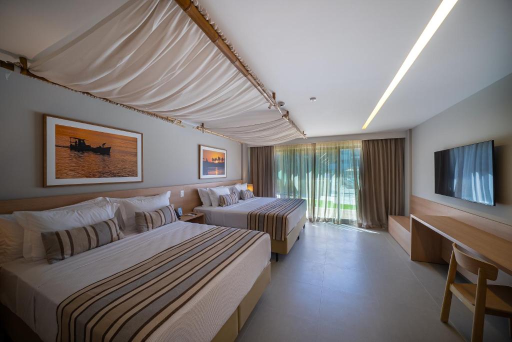 Samoa Villa Resort: Um Refúgio com Piscina de Areia em Porto de Galinhas 11 Quarto no Samoa Villa Resort Muro Alto