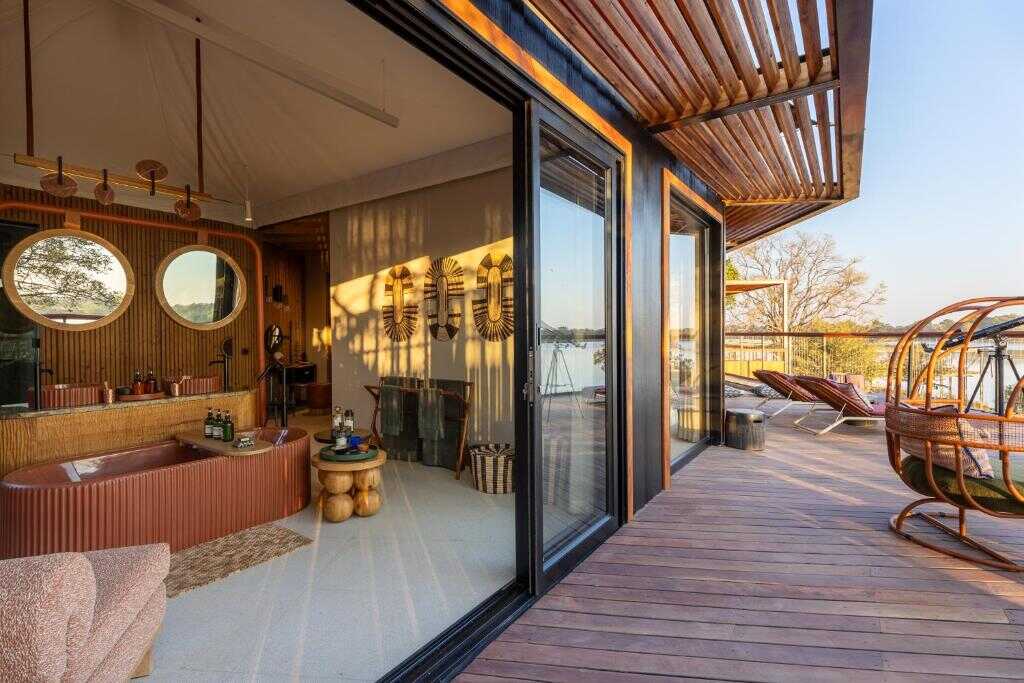 Anantara Kafue River Tented Camp: Safári de Luxo na Zâmbia 2 Anantara Kafue River Tented Camp Zâmbia - foto Booking