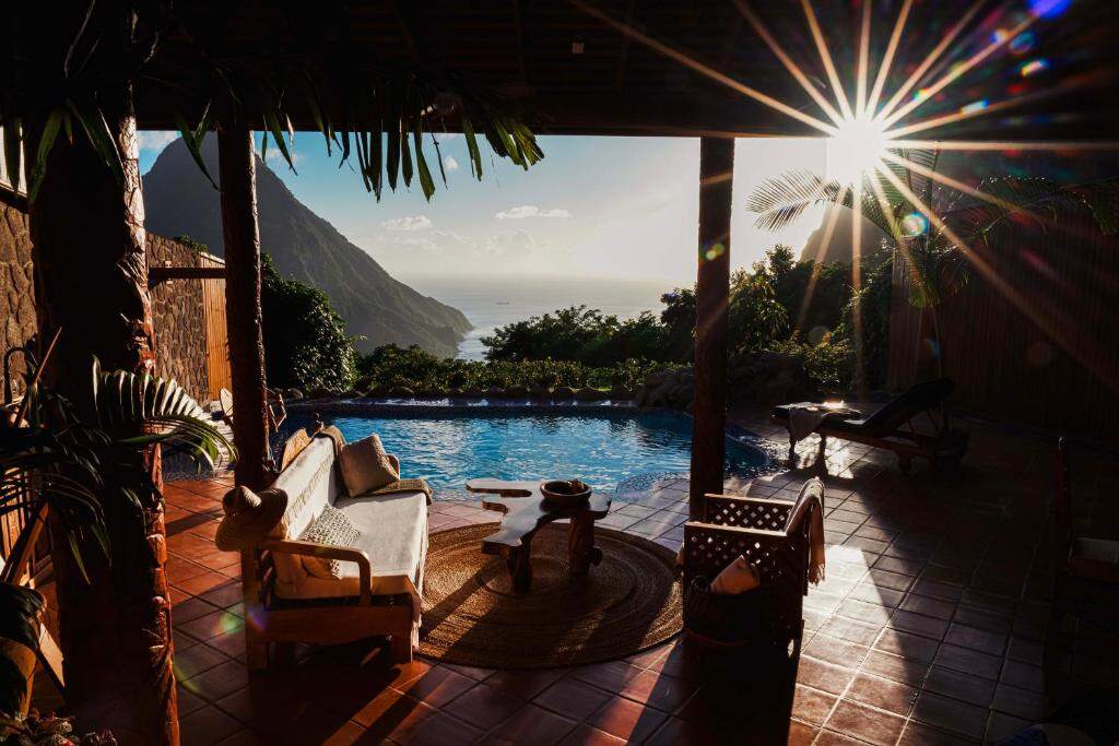 Sem Crianças na Piscina: 3 Resorts Adults-Only no Caribe 6 Ladera Resort - Santa Lúcia - foto Booking