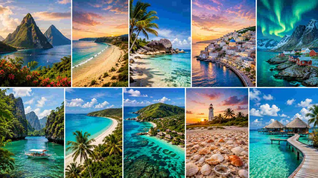 Melhores ilhas para viajar em 2026: 10 destinos que estão em alta segundo a Expedia 1 melhores ilhas para viajar - imagem IA