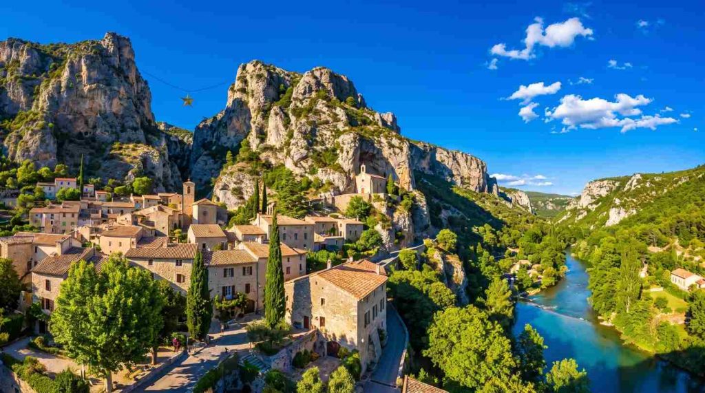 10 Vilarejos Mais Bonitos da França para Conhecer 6 Moustiers-Sainte-Marie - Provence-Alpes-Côte d’Azur - França